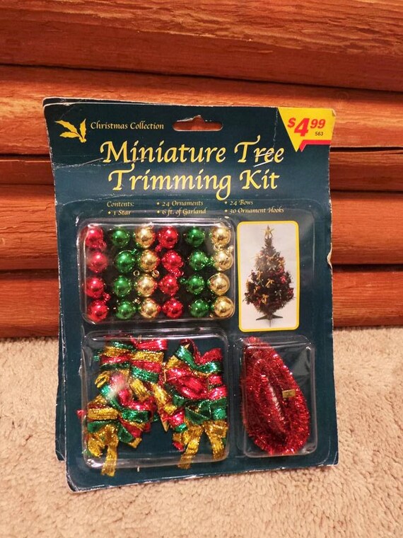 Christmas Collection Miniature Tree Trimming Kit Set Of 2 Christmas Collection Miniature Tree Trimming Kit Set Of 2
