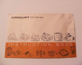Vintage Airequipt 100 Series Slide Projector Owners Operator Manual