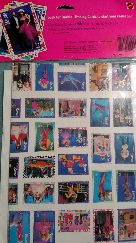 barbie collector cards