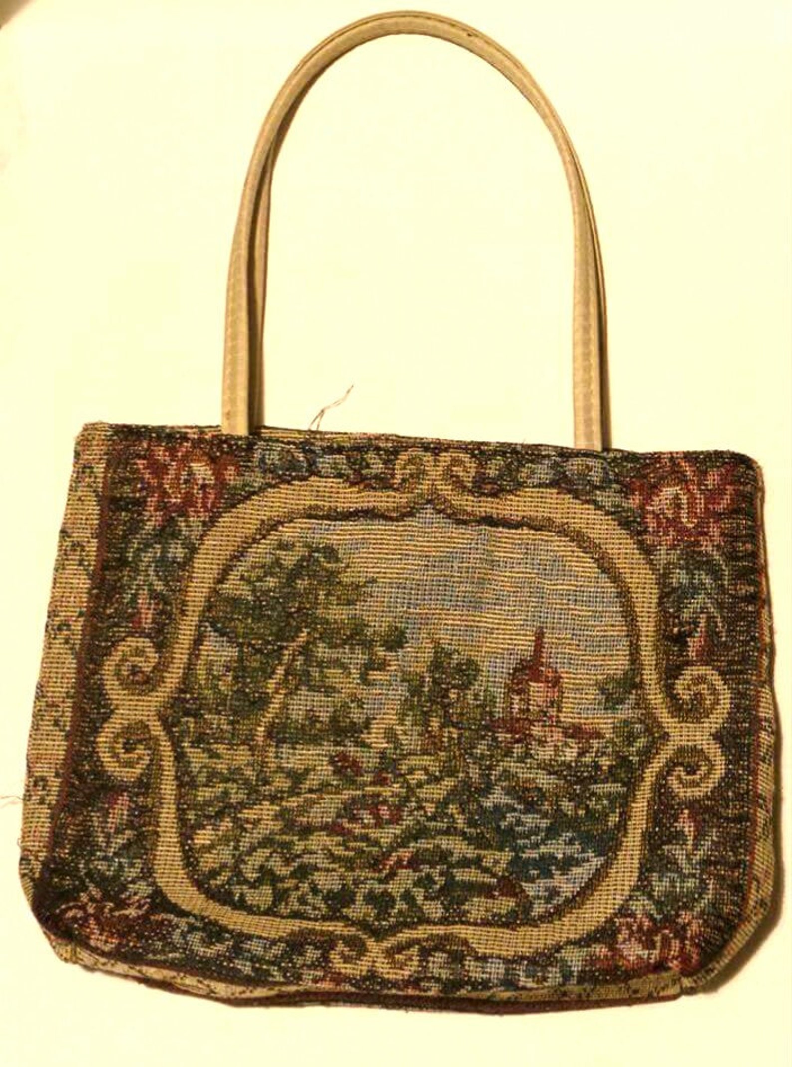 Vintage Geometric Embroidered Bag