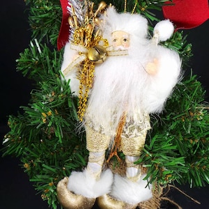 1998 Santa Claus Christmas Ornament Santa’s Workbench