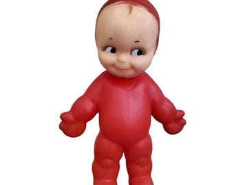 1963 Kewpie Squeeze Vinyl Doll Cameo Toy