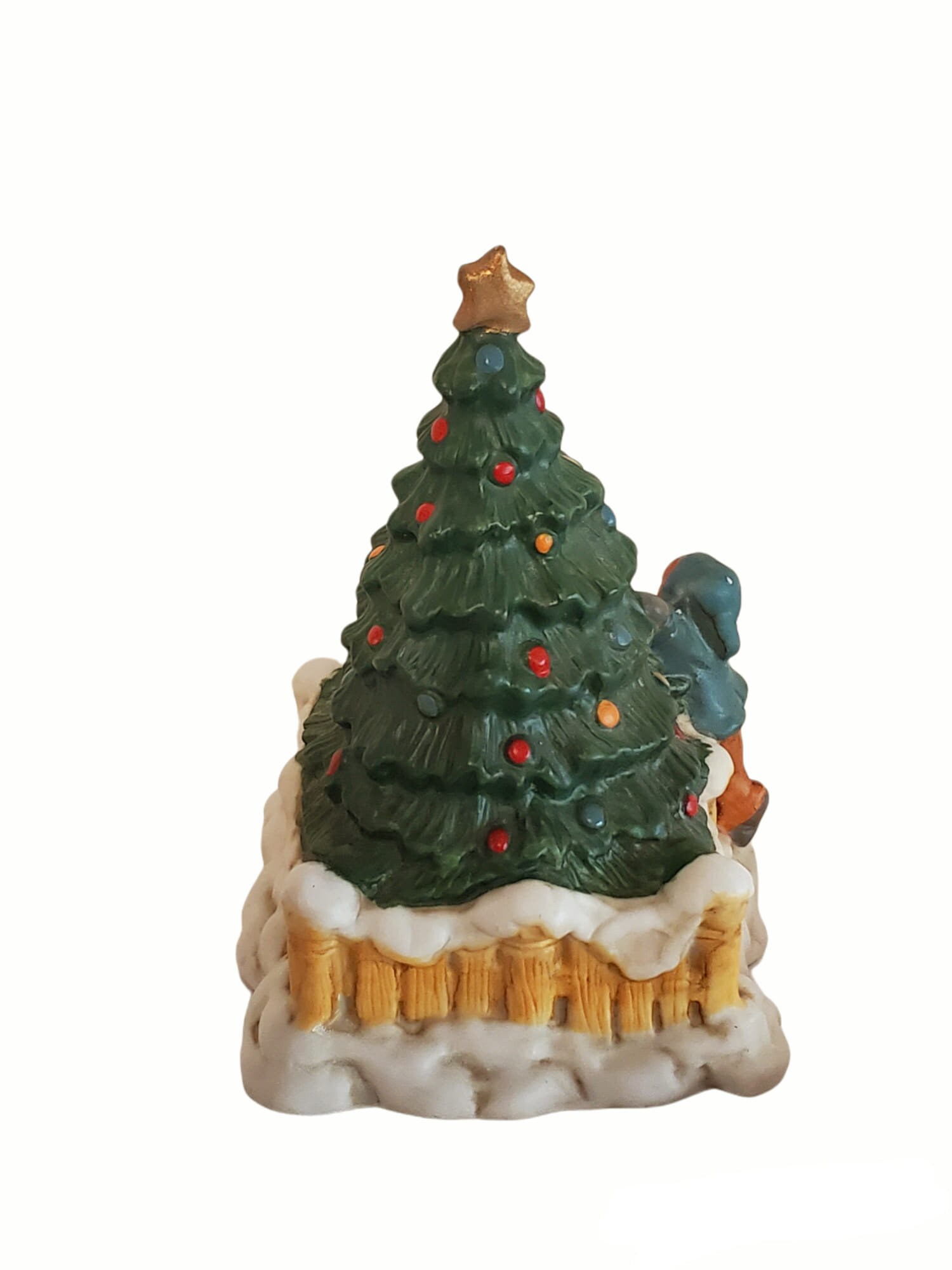 1991 Ceramic Christmas Tree Boy Figurine Mercuries - Etsy