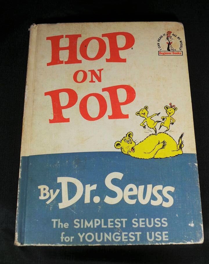 Hop On Pop By Dr Seuss The Simplest Seuss For Youngest Use Etsy