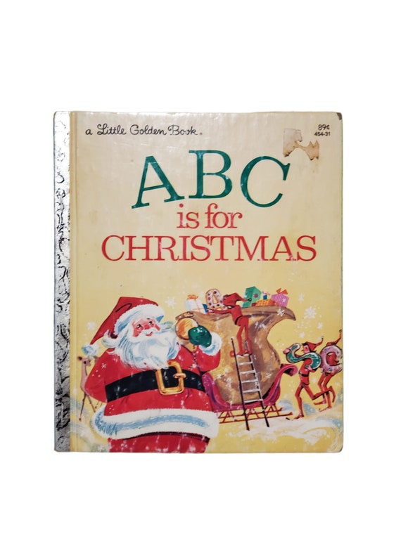 1974 ABC is for Christmas by Jane Werner Watson a Little Golden