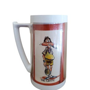 Vintage Thermo Serv Cup Mug Comic