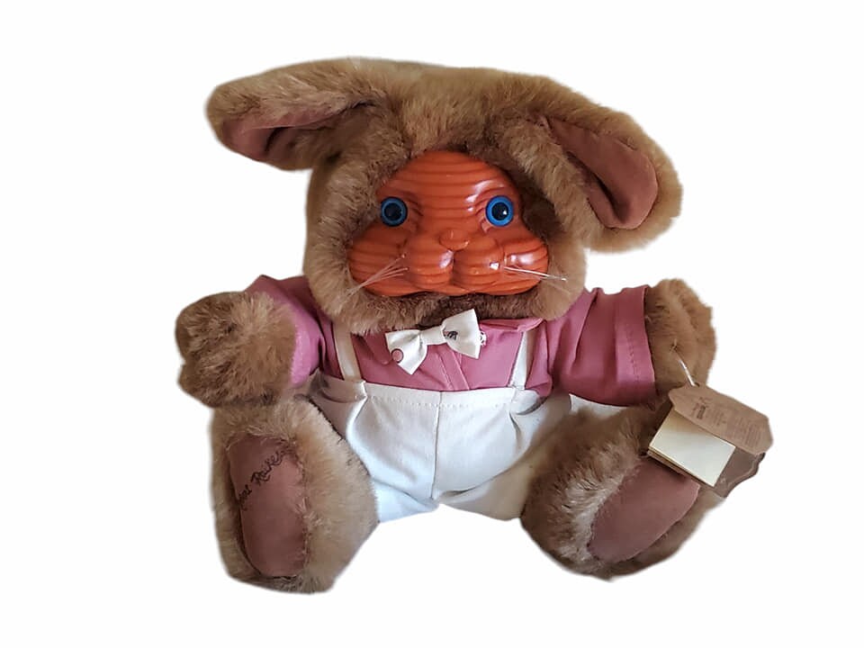 1988 Robert Raikes Originals Bunny Rabbit Brett Wood Face - Etsy