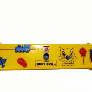 Vintage Kohner Busy Box Collectible Toy, Pretend Play
