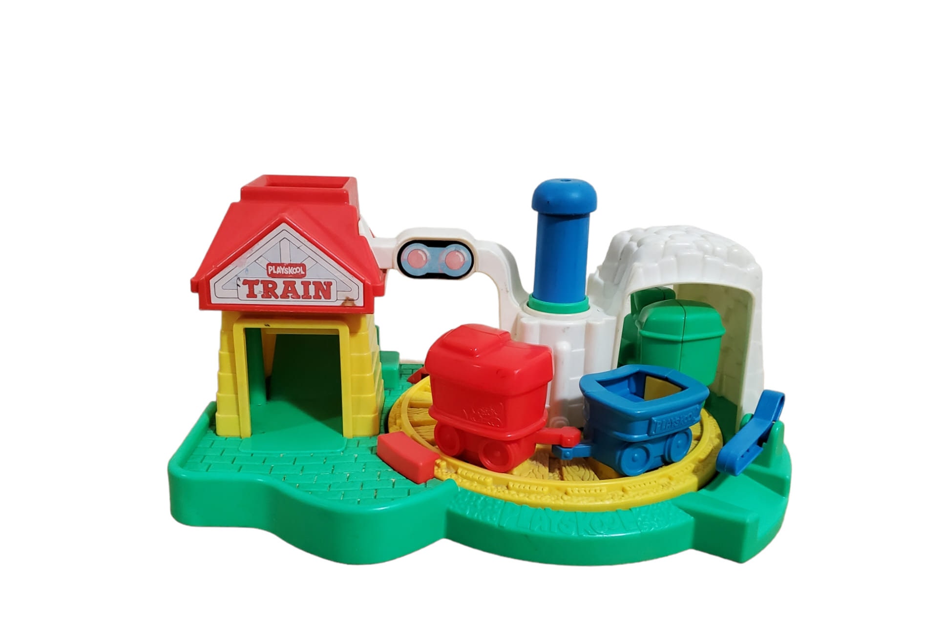1990 Playskool Push and Go Toy Train Stain Trains, Pretend Play - Etsy