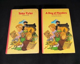 Colección de libros vintage "El perro de Flandes y Toby Tyler"