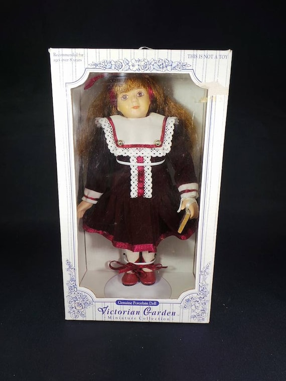 victorian garden genuine porcelain doll