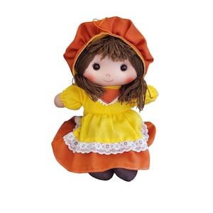 Vintage Kamar Doll Handmade in Taiwan Collectible Rag Doll