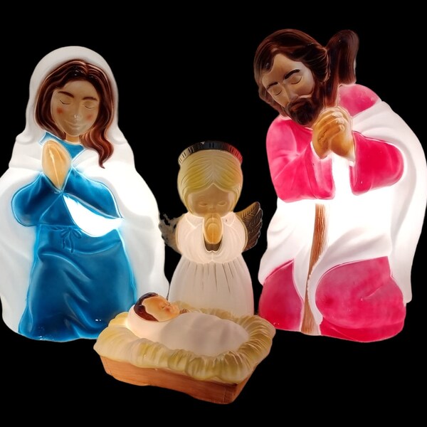 Nativity Blow Molds Etsy