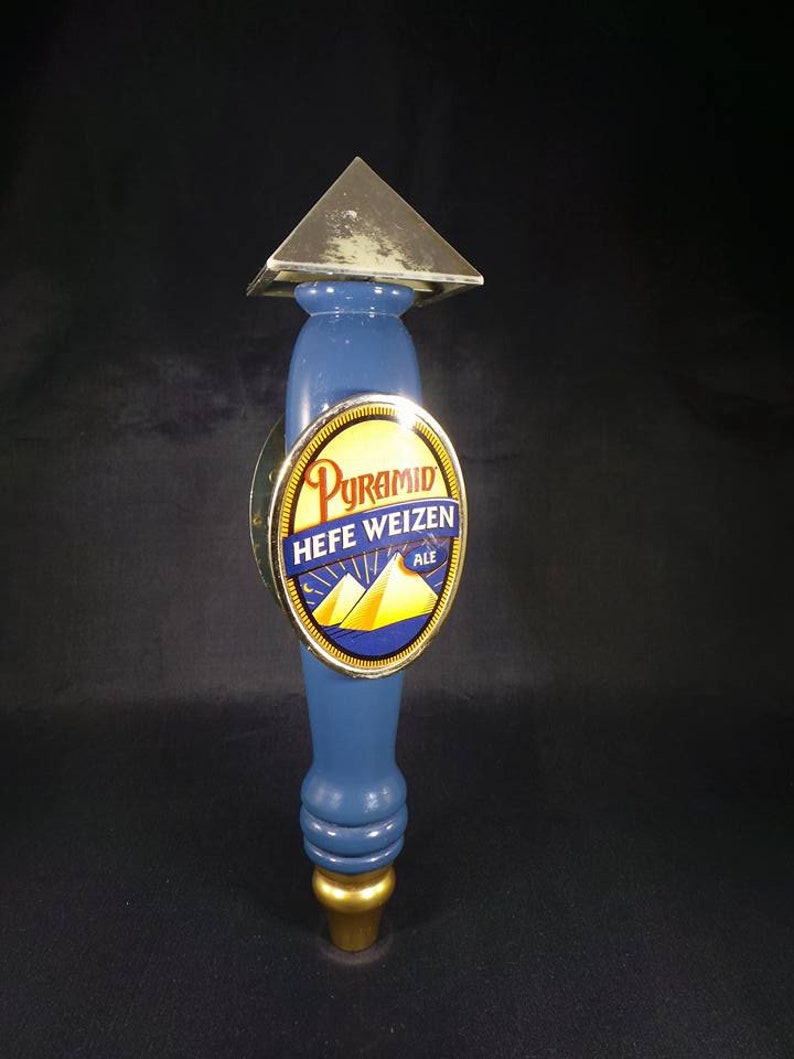 Vintage Pyramid Hefe Weizen Beer Keg Tap Handle Etsy