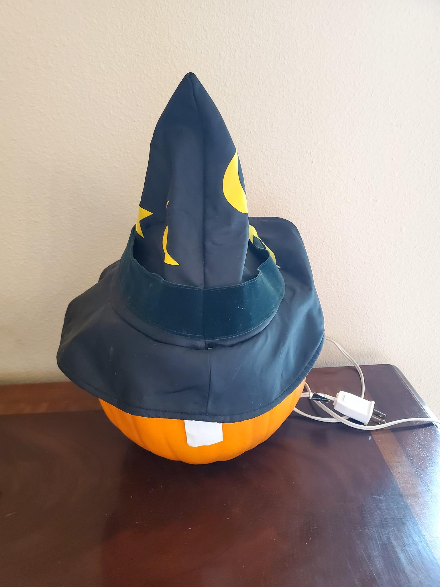 Vintage Gemmy Industries Light up Halloween Foam Mold Pumpkin Head - Etsy