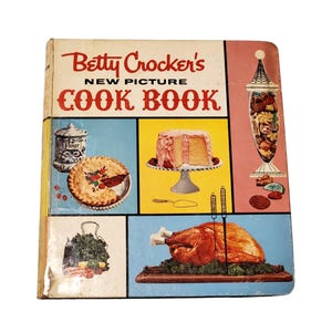 1961 Betty Crocker&#39;s New Picture Cook Book 1st Edition 1th Printing, Vintage Cookbook