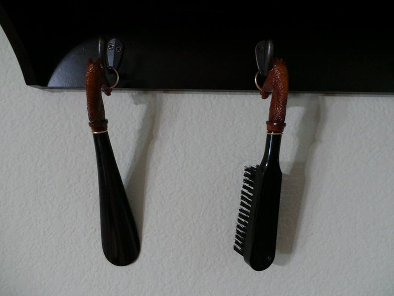 Vintage Horse Themed Brush and Shoe Horn Hong Kong