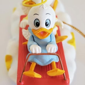 Vintage Grolier Disney Huey Dewey and Louie Christmas Ornament