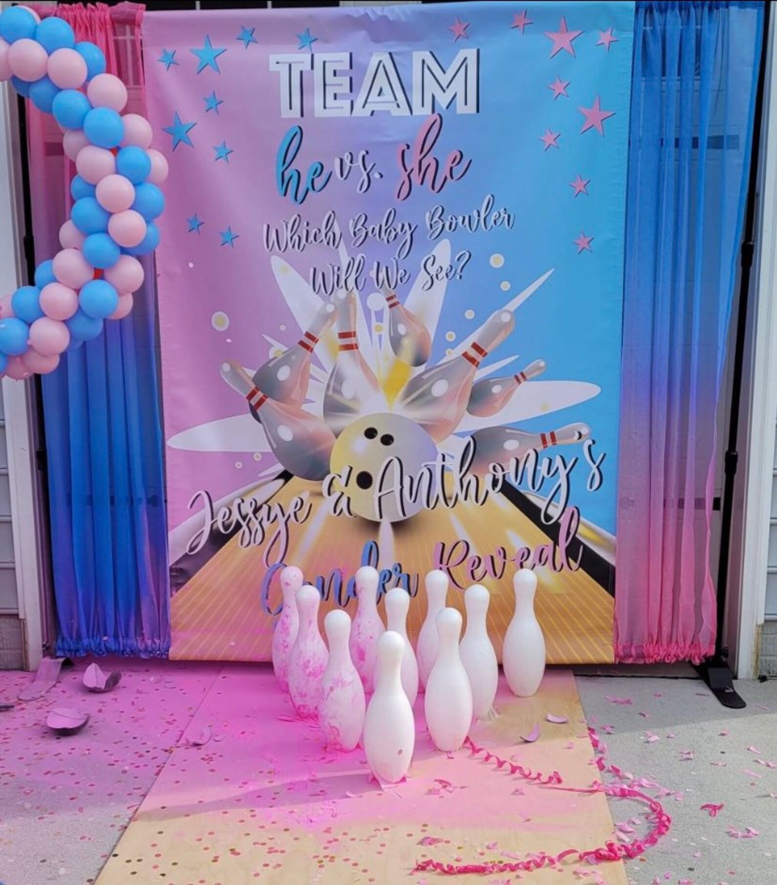 Gender Reveal Bowling Ball Gender Reveal Bowling Ball bowling Ball Only