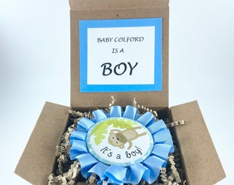 Gender Reveal Box Gender Reveal Gift He or She Boy or Girl Gender Reveal Surprise Box