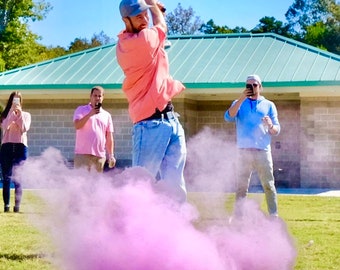 Golf Ball Powder and/or Confetti Gender Reveal Golf Ball Designed with 5x More Powder! Gender Reveal Golf Ball Assorted Colors
