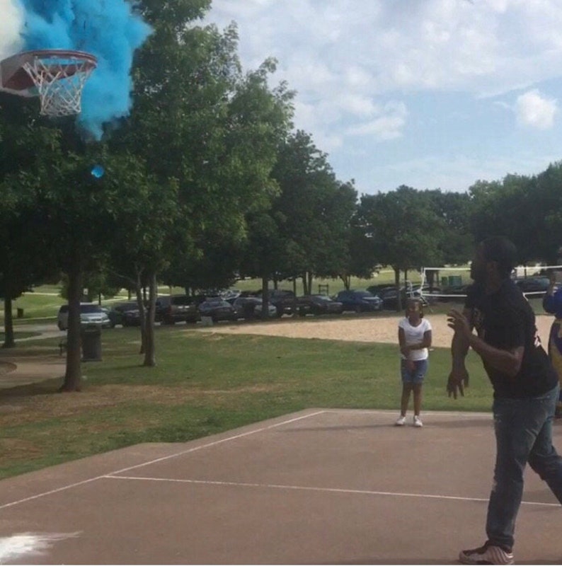 BASKETBALL Gender Reveal Basketball With Powder and/or Confetti image 6