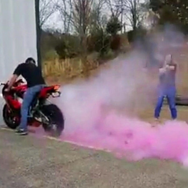 Premium Burnout Gender Reveal Tire Pack Burnout Pink Blue Yellow Red Green Orange Purple or White image 8