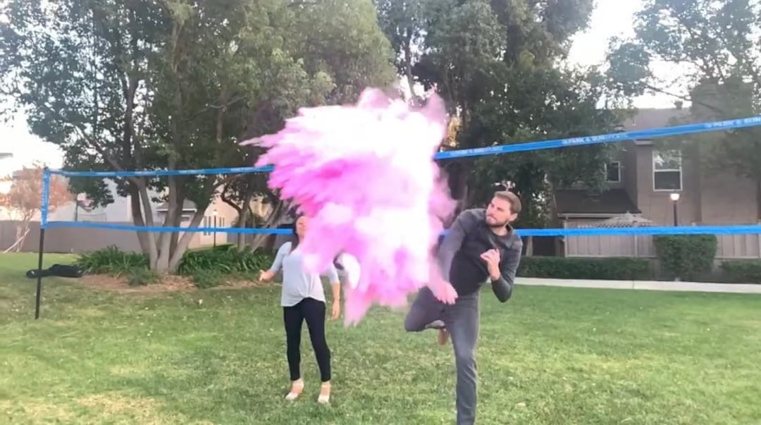 VOLLEYBALL Gender Reveal Volleyball With Powder And/or Confetti - Etsy