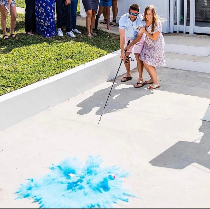 Gender Reveal Fishing Bobber Fisher Gender Reveal Fishing Etsy