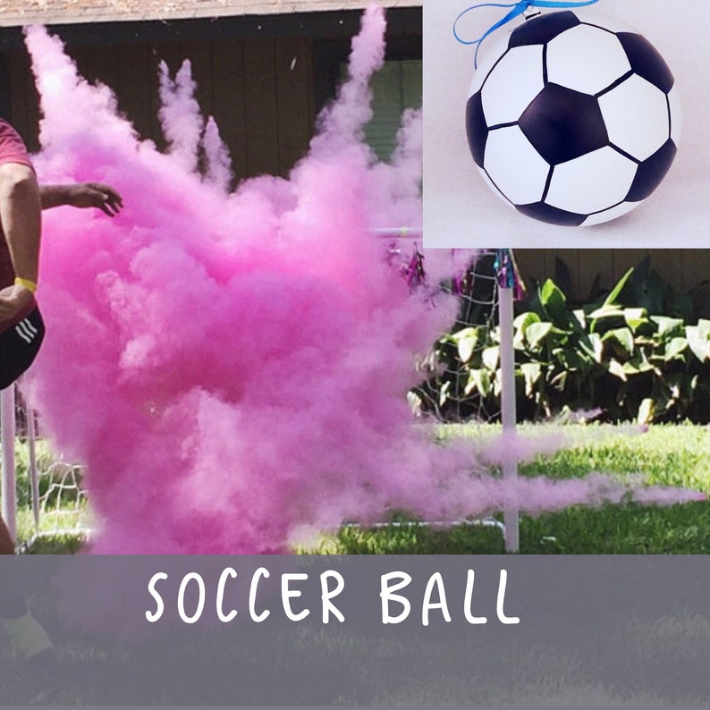 SOCCER BALL Gender Reveal Soccer Ball With Powder And/or Etsy