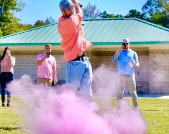 Golf Ball Question Mark With Powder And/Or Confetti Gender Reveal Ball Gender Reveal Ideas Assorted Colors