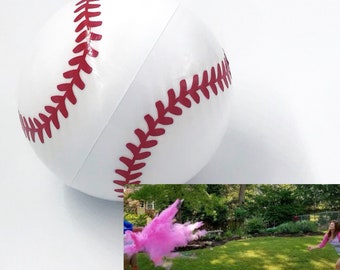 BASEBALL Gender Reveal! Handmade Gender Reveal Baseball In Assorted Powder Colors!