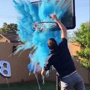BASKETBALL Gender Reveal Basketball With Powder and/or Confetti image 2