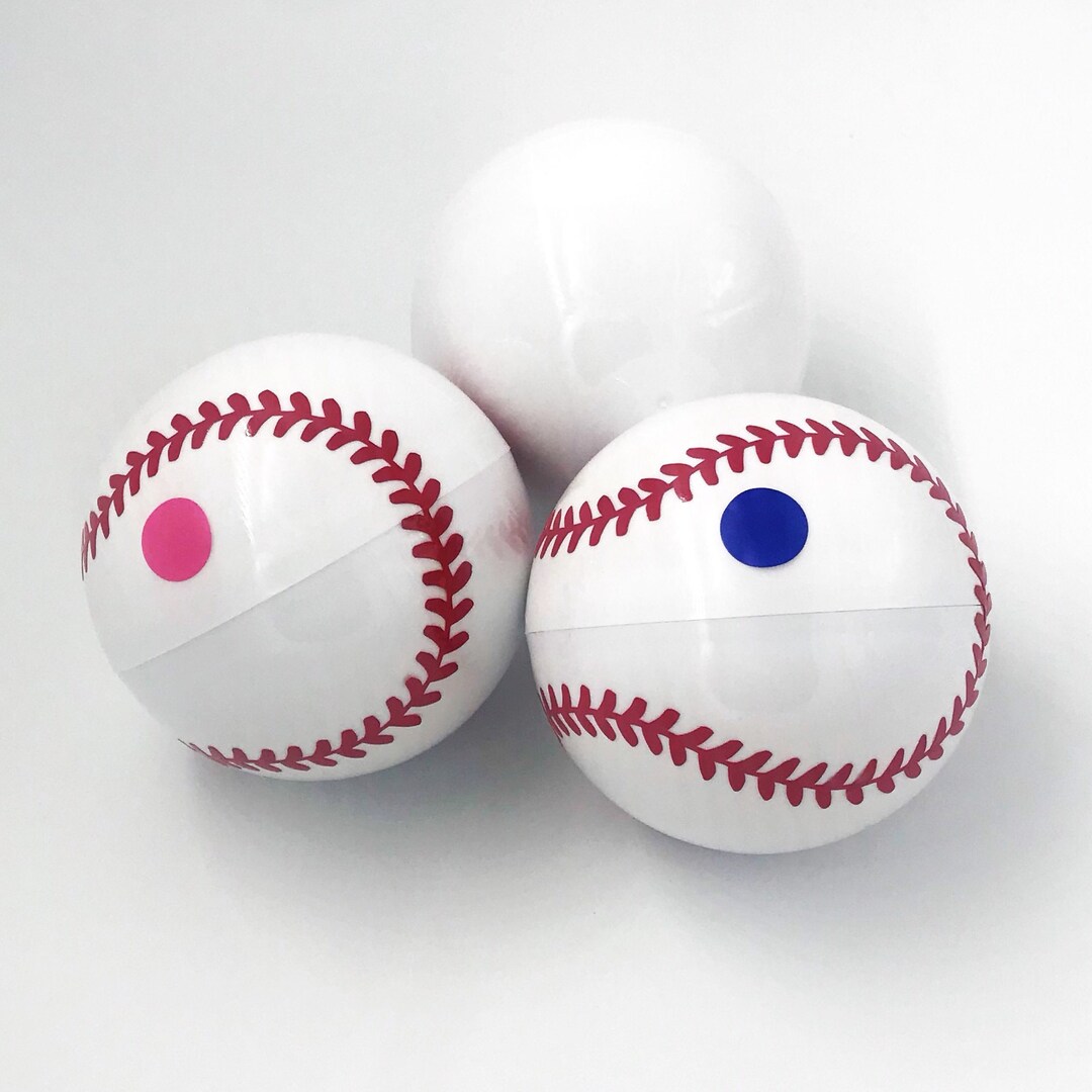 3 Gender Reveal Baseballs Now With Powder or Powder and Confetti