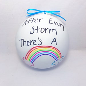 Rainbow Baby Gender Reveal Ball with Powder and/or Confetti image 2