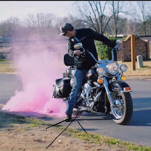 Premium Burnout Gender Reveal Tire Pack Burnout Pink Blue Yellow Red Green Orange Purple or White image 10