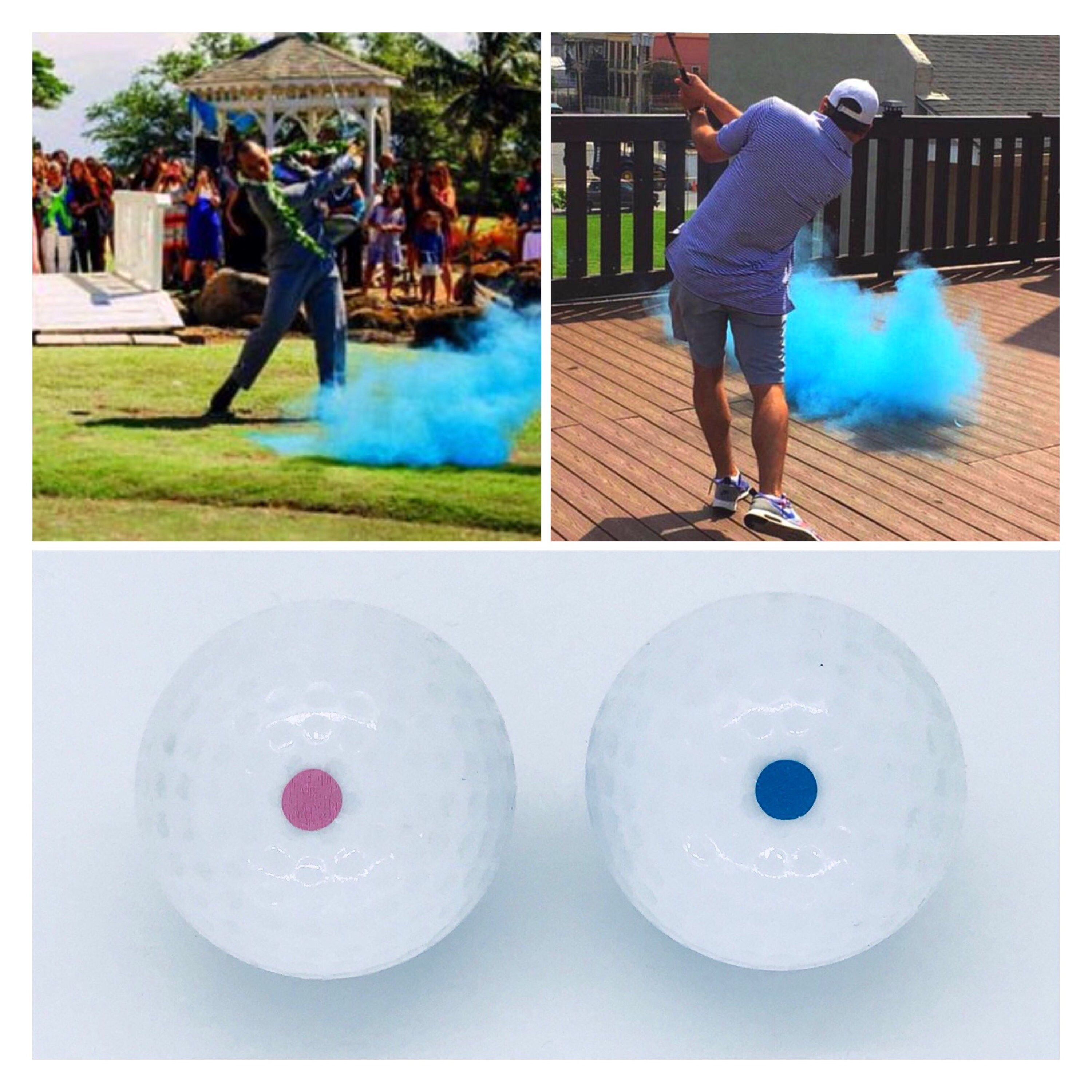 GOLF BALL Gender Reveal Gender Reveal Ideas Golf Ball Reveal Etsy