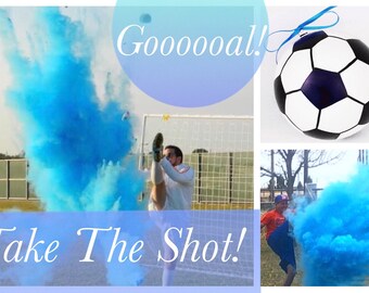 6.25 inch Soccer Ball Gender Reveal Soccer Ball Gender Reveal Ideas Gender Reveal Soccer Black And White