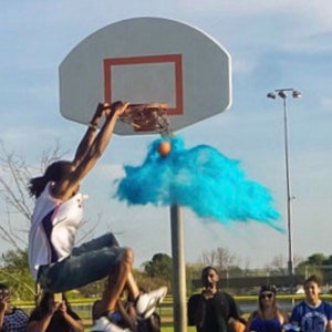 BASKETBALL Gender Reveal Basketball mit Puder und/oder Konfetti Bild 1