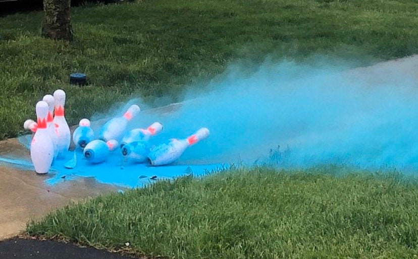 Gender Reveal Bowling Ball Gender Reveal Bowling Ball Etsy Finland