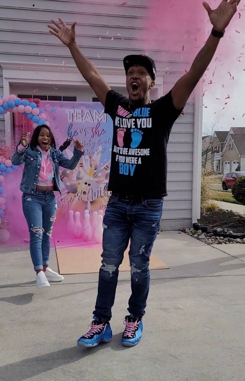 Gender Reveal Bowling Ball Gender Reveal Bowling Ball bowling Etsy