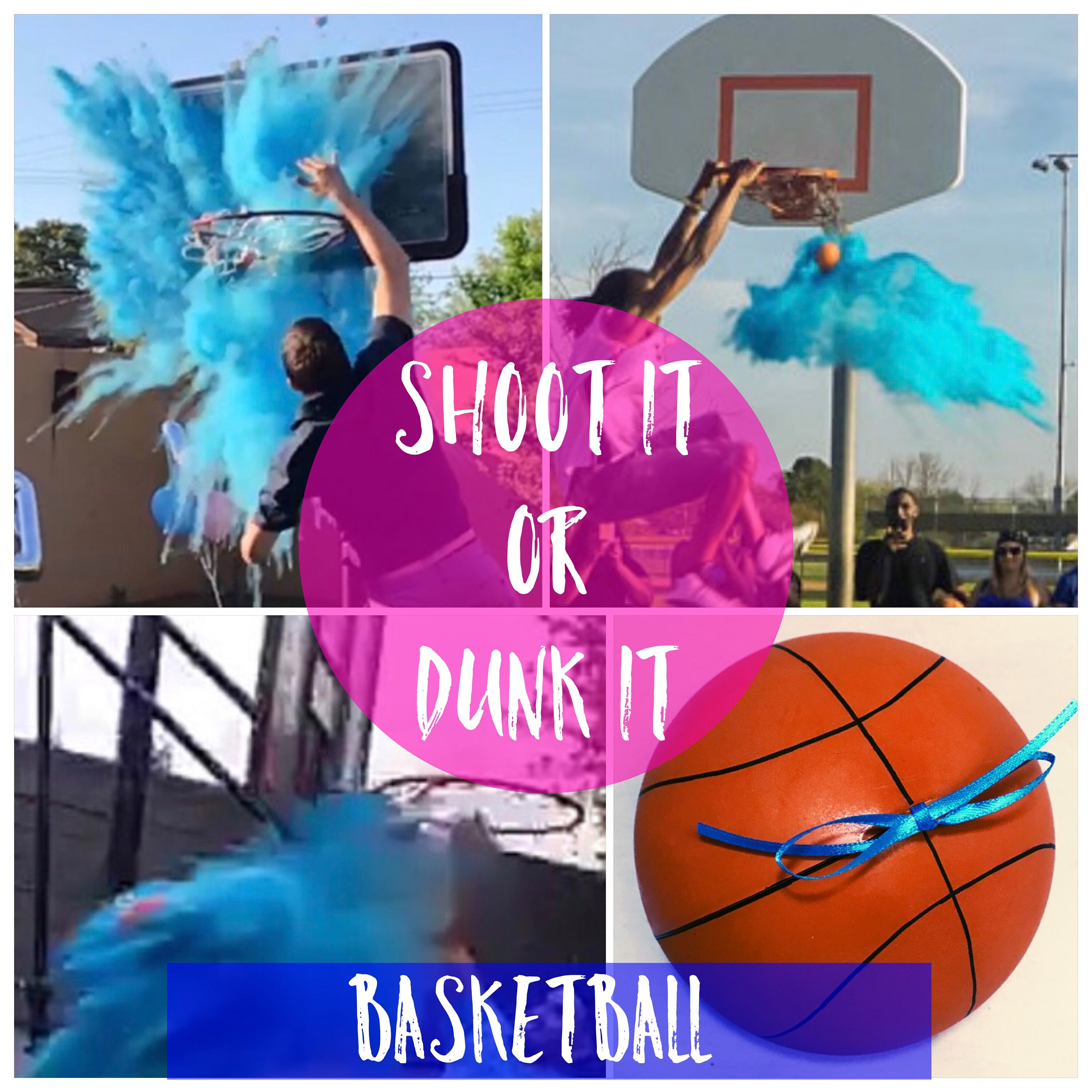 New 9 BASKETBALL Gender Reveal Basketball Gender Reveal Etsy