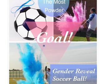 6.25 inch Soccer Ball Gender Reveal Soccer Ball Gender Reveal Ideas Gender Reveal Soccer Black And White