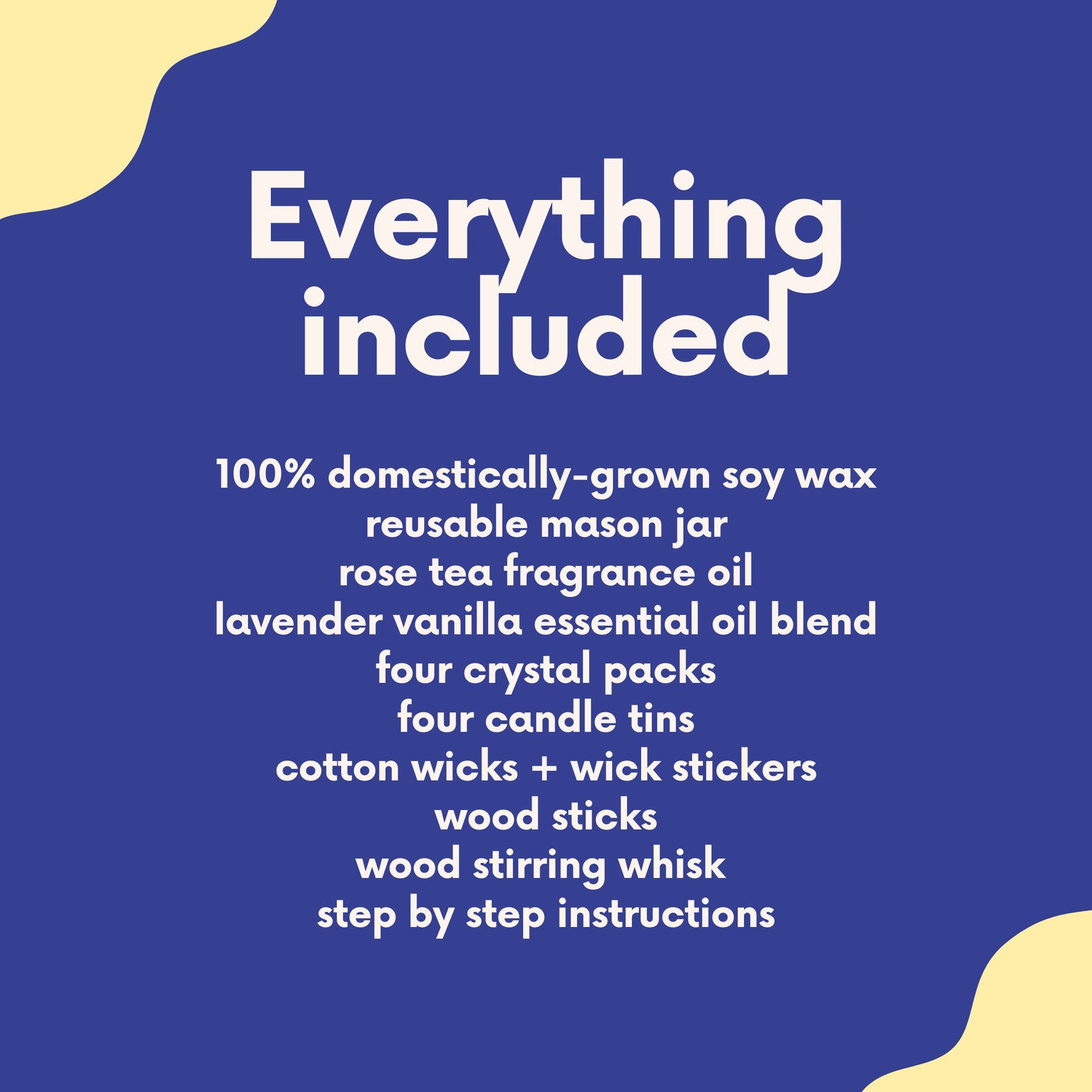 Crystal Soy Candle DIY Kit Make 4 Soy Candles With Etsy