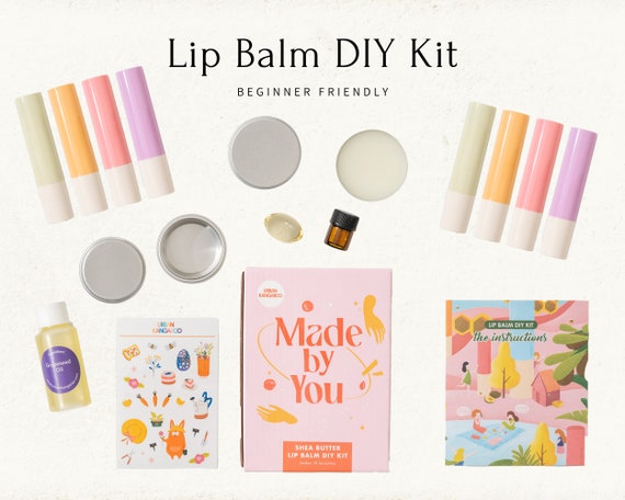 Lip Balm Making Kit Make 10 All Natural Moisturizing Lip Balms With  Everything Included, DIY Kits, DIY Group Activity, DIY Lip Balm 