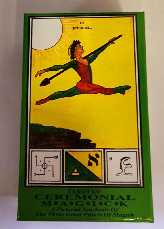 希少TAROT OF CEREMONIAL MAGICKタロットカード The Tarot of Ceremonial Magick by Lon Milo Duquette Brand New