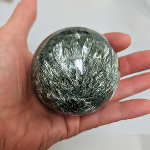 Large Seraphinite Sphere for Angelic Communication. 13.3 ounces