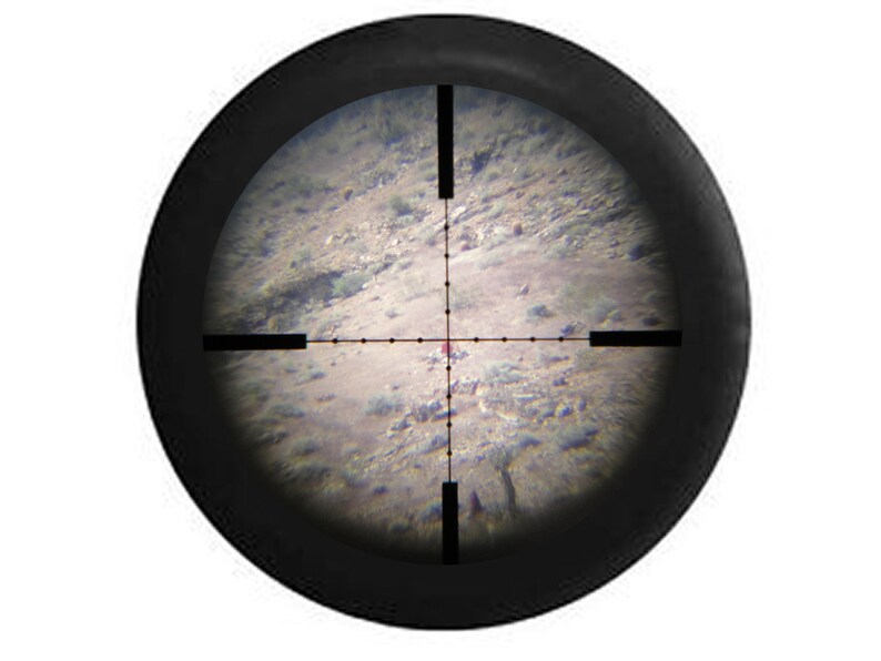 Sniper View through Rifle Scope Military Hunting Shooting Long Etsy