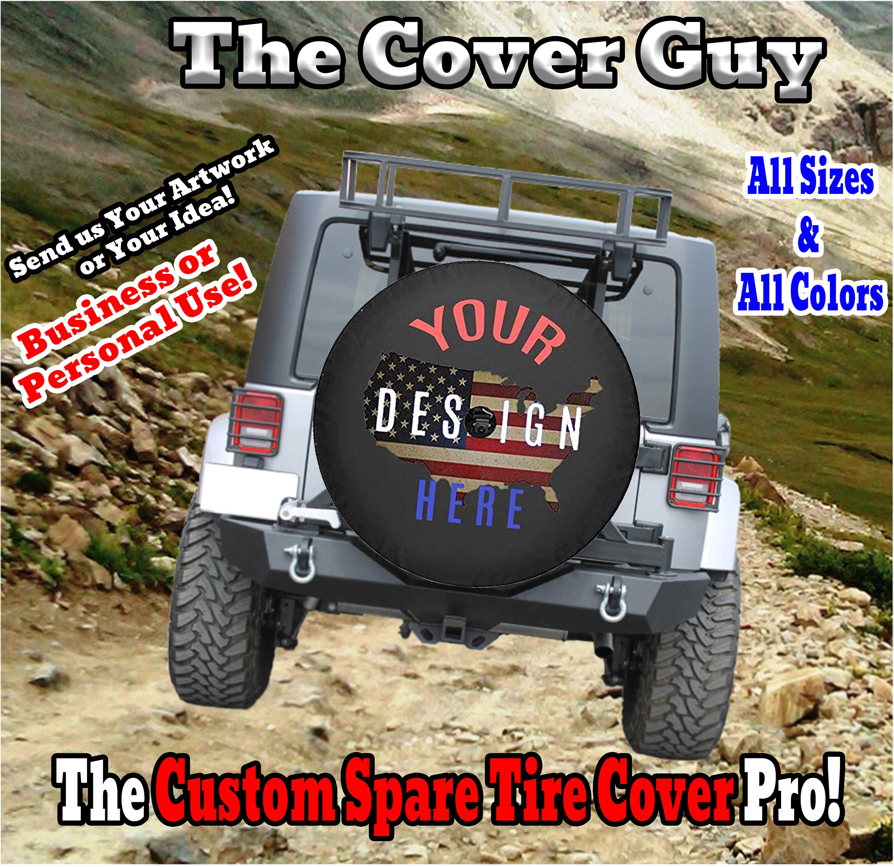 Custom Tire Cover You Design for your Jeep Camper RV Spare Etsy