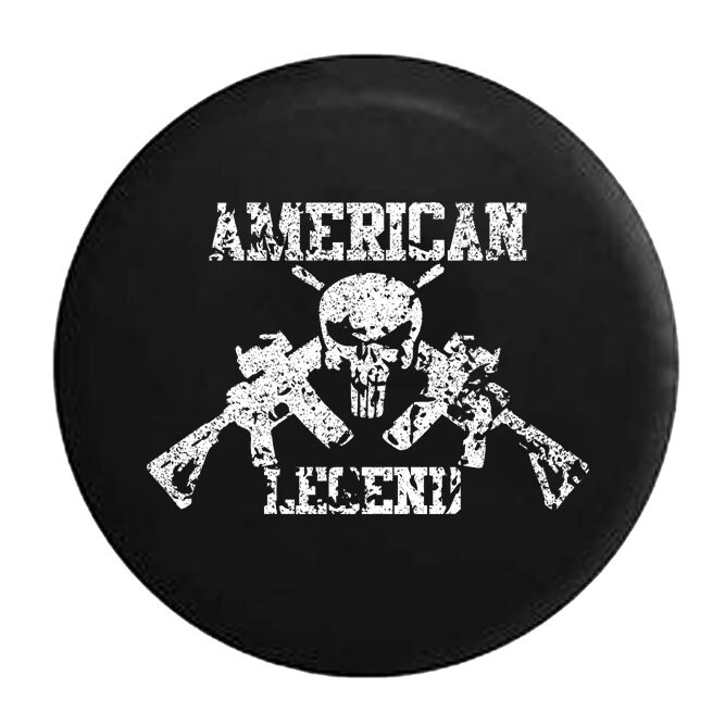 Oscar Mike Military Jeep Star Orange Red Flames Jeep RV Spare Tire Cover Black 30 in American Unlimited